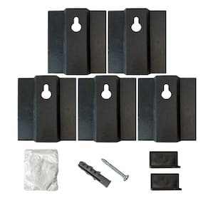 Kit 5 Suportes Para Fixar Espelhos De Parede Quadros e Placas