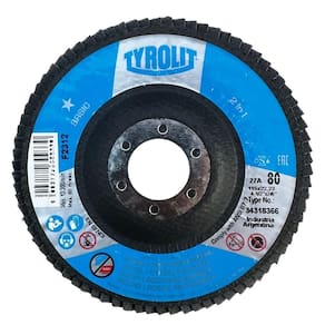 Disco Flap Basic Gr 80 - 4.1/2 - Tyrolit - 34318366