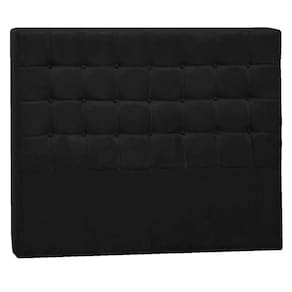 Cabeceira Casal Pequim P04 140 Cm Suede Preto Tca 944