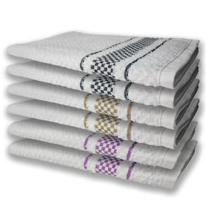 6 Panos De Prato Atoalhado Felpudo Premium Pr+Mr+Rx