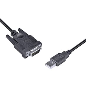 Cabo Usb 1.1 Converte 1 Porta Usb Em 1 Saída Serial Db9 Rs23
