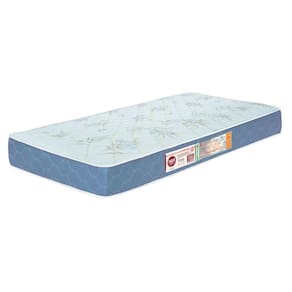 Colchão Solteiro Sleep D45 100X200X25Cm Branco/Azul