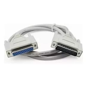 Cabo De Extensão Rs232 Db25 Macho Para Db25 Fêmea 1,5Mts