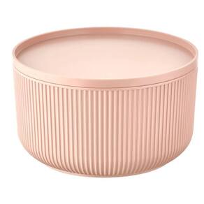 Pote Plastico Redondo Com Tampa 2,5Lts Veloute Rose 9004261