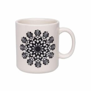 Kit 6 Canecas Donna Folk Oxford Cerâmica 270ml