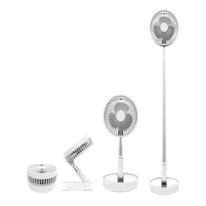 Ventilador Silencioso Portátil 7200Mah Dobrável Para Mesa