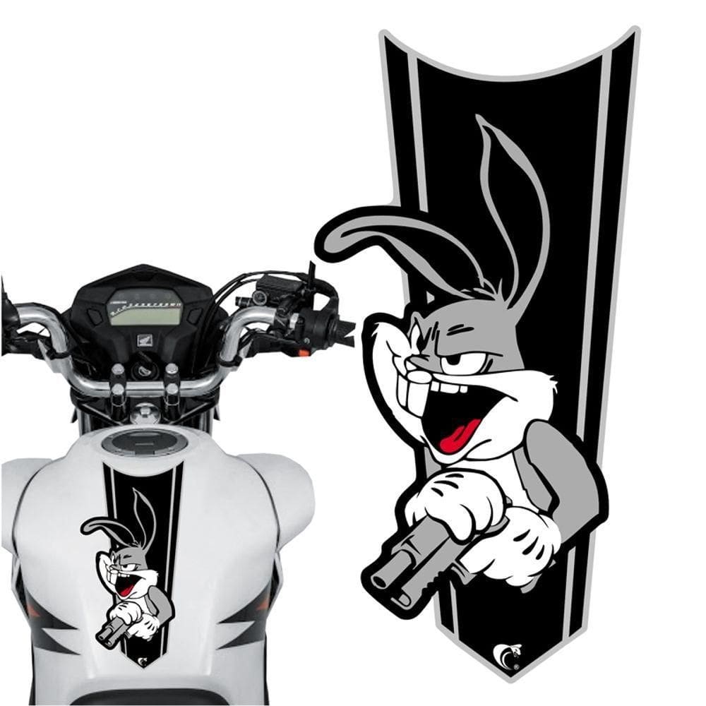 Adesivo Faixa Gravata Sem Resina Pernalonga Preto Cor Preto