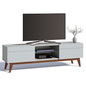 Rack Bancada Classic 2 Gavetas 1.8 Branco Acetinado - Imcal
