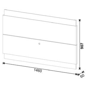 Painel para TV Classic 1.4 Off White Nature - Imcal