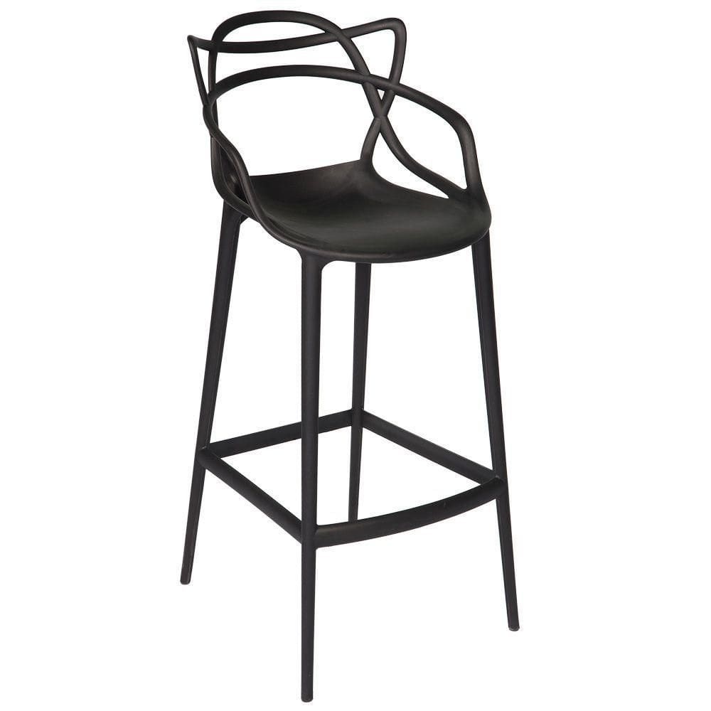 Banqueta Média Masters Allegra - 66 Cm - Preto