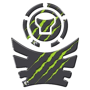 Kit Adesivo Protetor Tanque E Bocal Moto Honda Acima 2018 Garras Verde