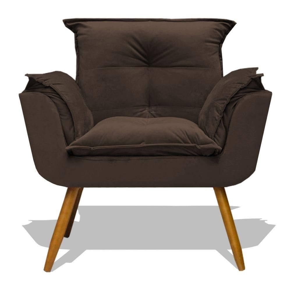 Poltrona Opala Decoração Sala Jantar Marrom