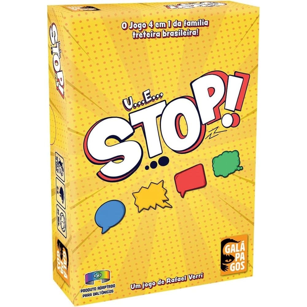 Uestop! Jogo De Cartas Galápagos Jogos - UES001