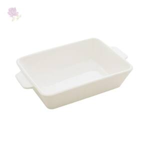 Refratário com alça de porcelana lyor branco