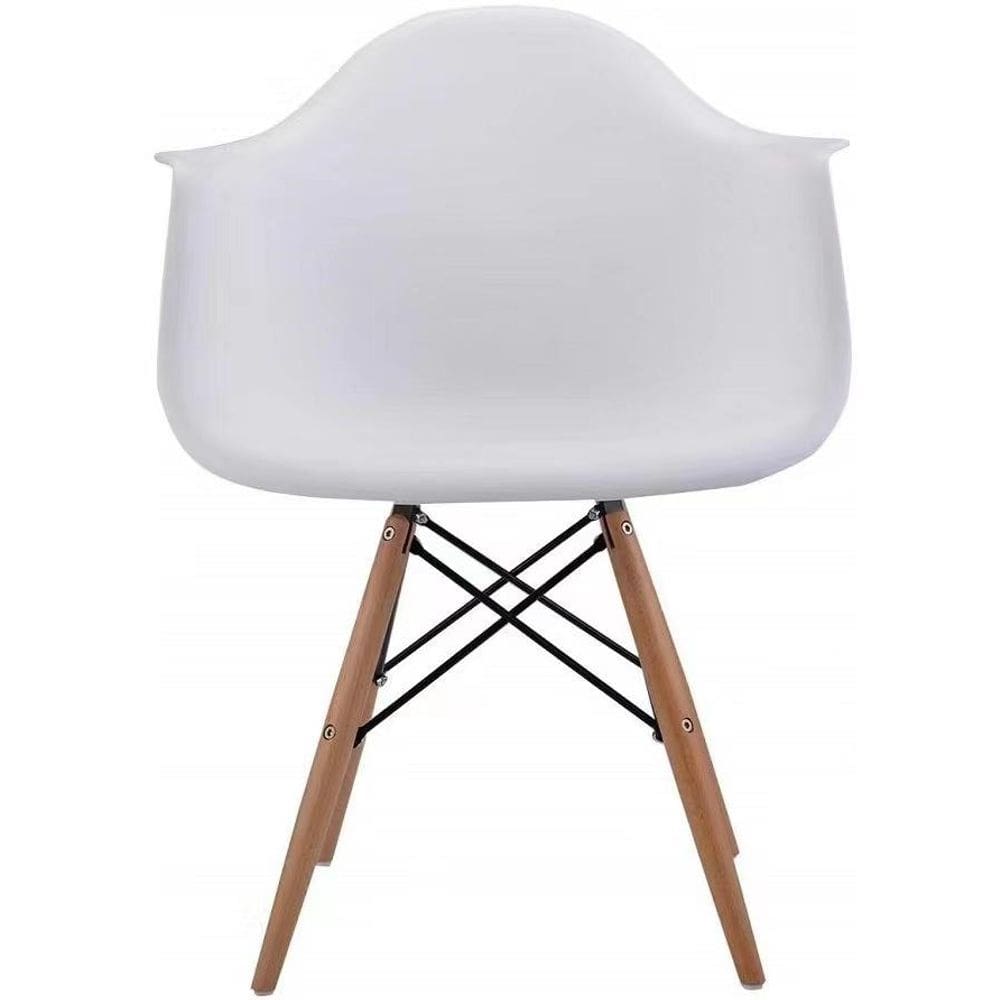 Cadeira Prizi Eames Com Braço E65 Branca