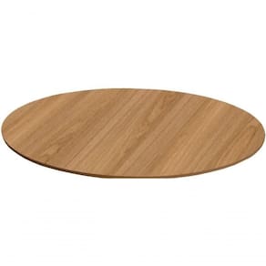 Tampo Em Mdf 18mm Redondo 130 Cm - Freijó Cor Marrom