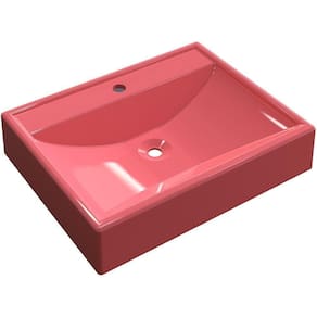 Cuba De Apoio Retangular C01 Para Banheiro Rt49 Rosa