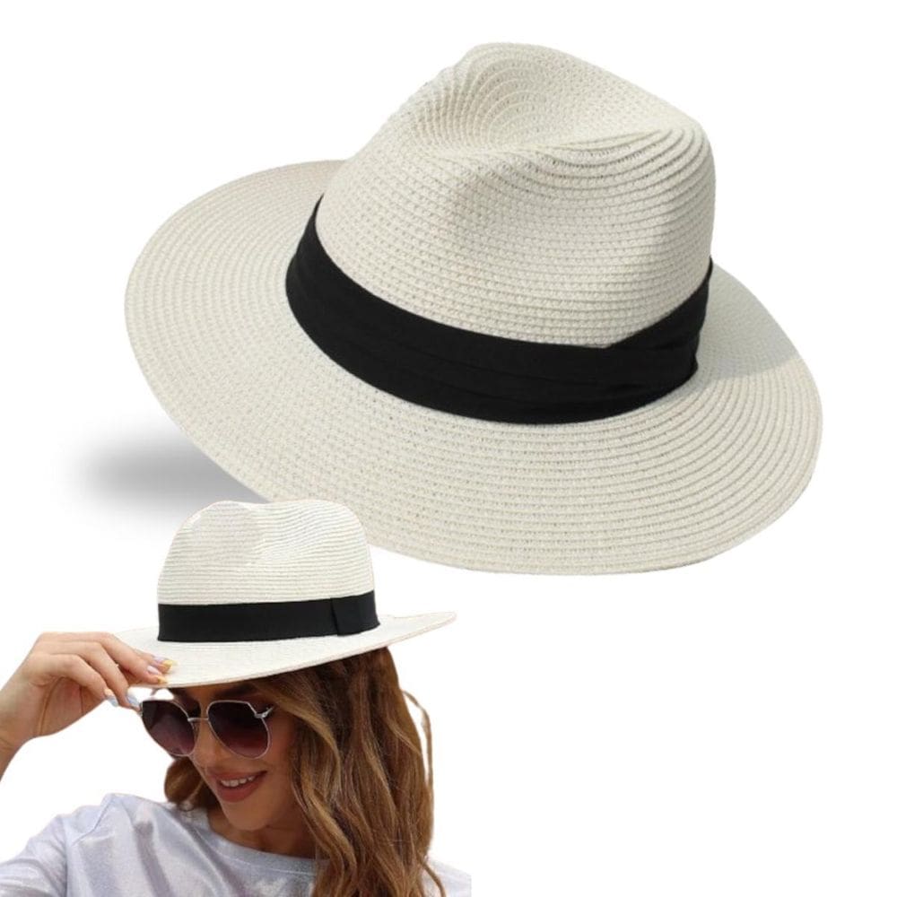 Chapéu Panamá Fedora Praia Casual Moda Unissex