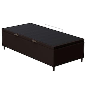 Base Para Cama Box Baú Solteiro 88X188Cm Hit Corano Marrom