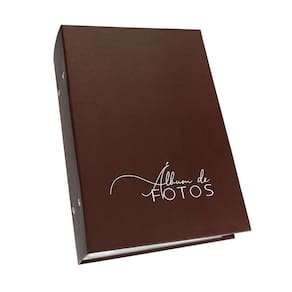 Album para fotos 10x15 /512 fotos marrom fosco vintage lindo