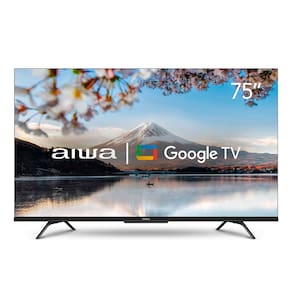 Smart TV AIWA 75” GOOGLE TV 4K Comando de voz Dolby Vision&Atmos