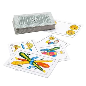 Kit 2 Baralhos Espanhol Truco 40 Folhas De Papel