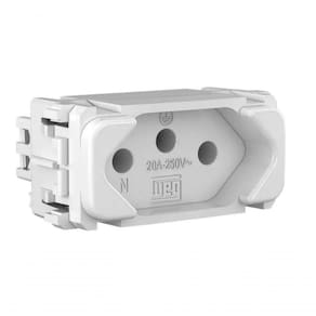 Modulo Tomada 2P+T 20A Branco Composé