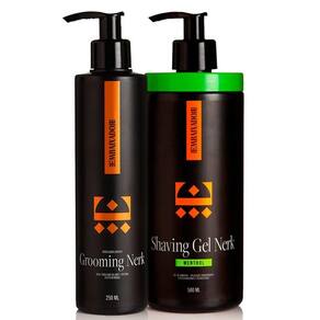 Grooming Capilar Nerk + Shaving Gel Nerk Menthol Embaixador 500Ml