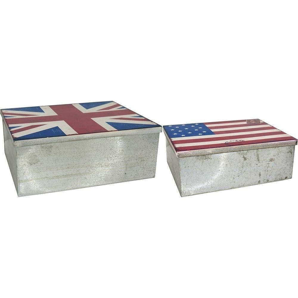 Nation Caixa Organizadora Metal Color 2Pç