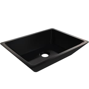 Cuba De Apoio Retangular Para Banheiro Lavabo C01 Rt45 Preto