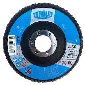 Disco Flap Basic Gr 60 - 4.1/2 - Tyrolit - 34318365