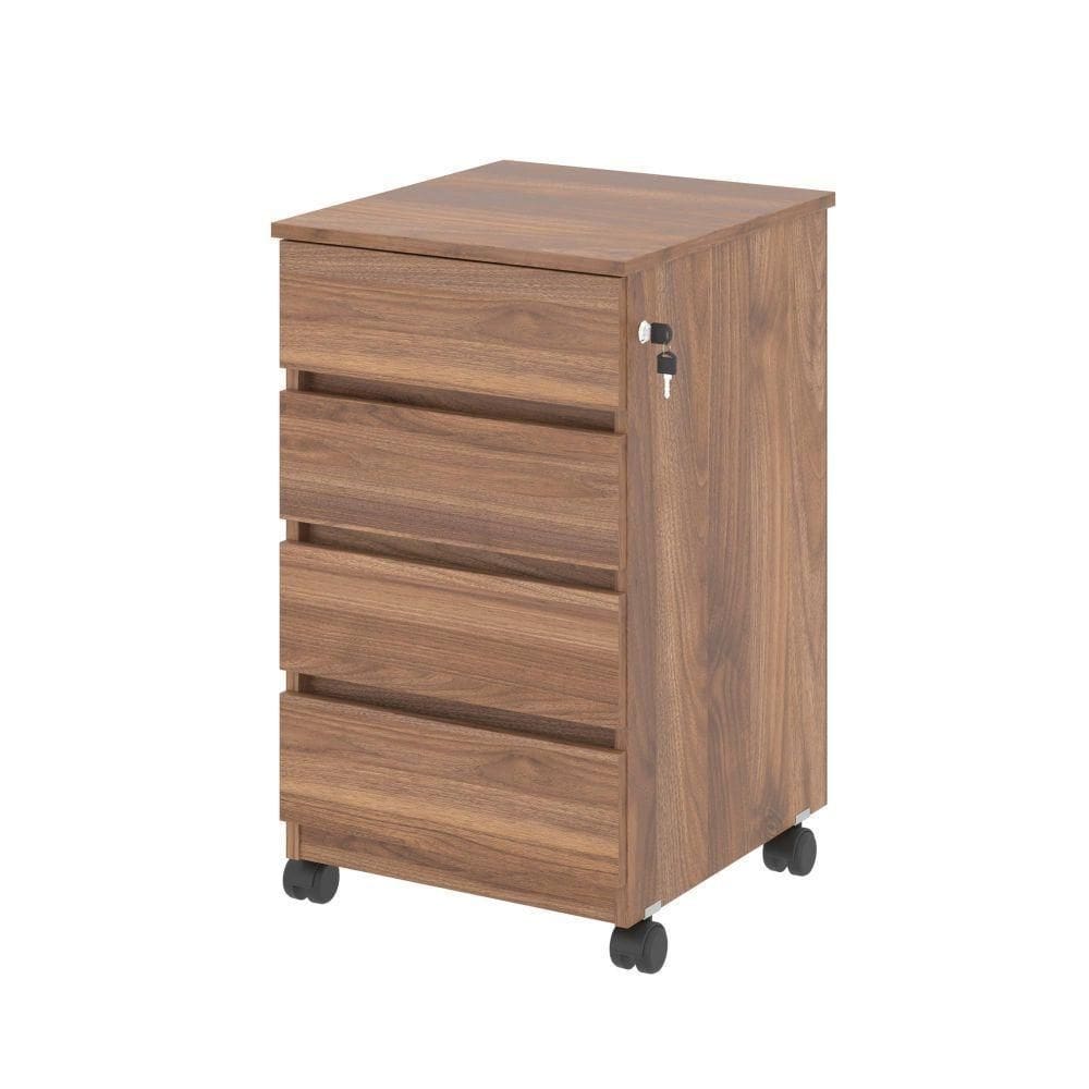 Gaveteiro Com 4 Gavetas Chelsea Noce