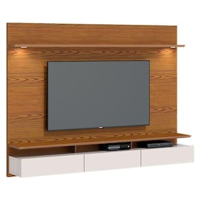Painel para TV Home Suspenso Decore 2.2 Freijó Off White - Imcal