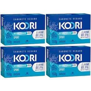 4UN Sabonete Vegetal Koori Antibac Sport Barra 150g Davene