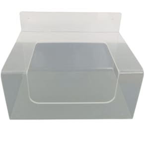 Suporte acrílico porta papel toalha banheiro lavabo cozinha