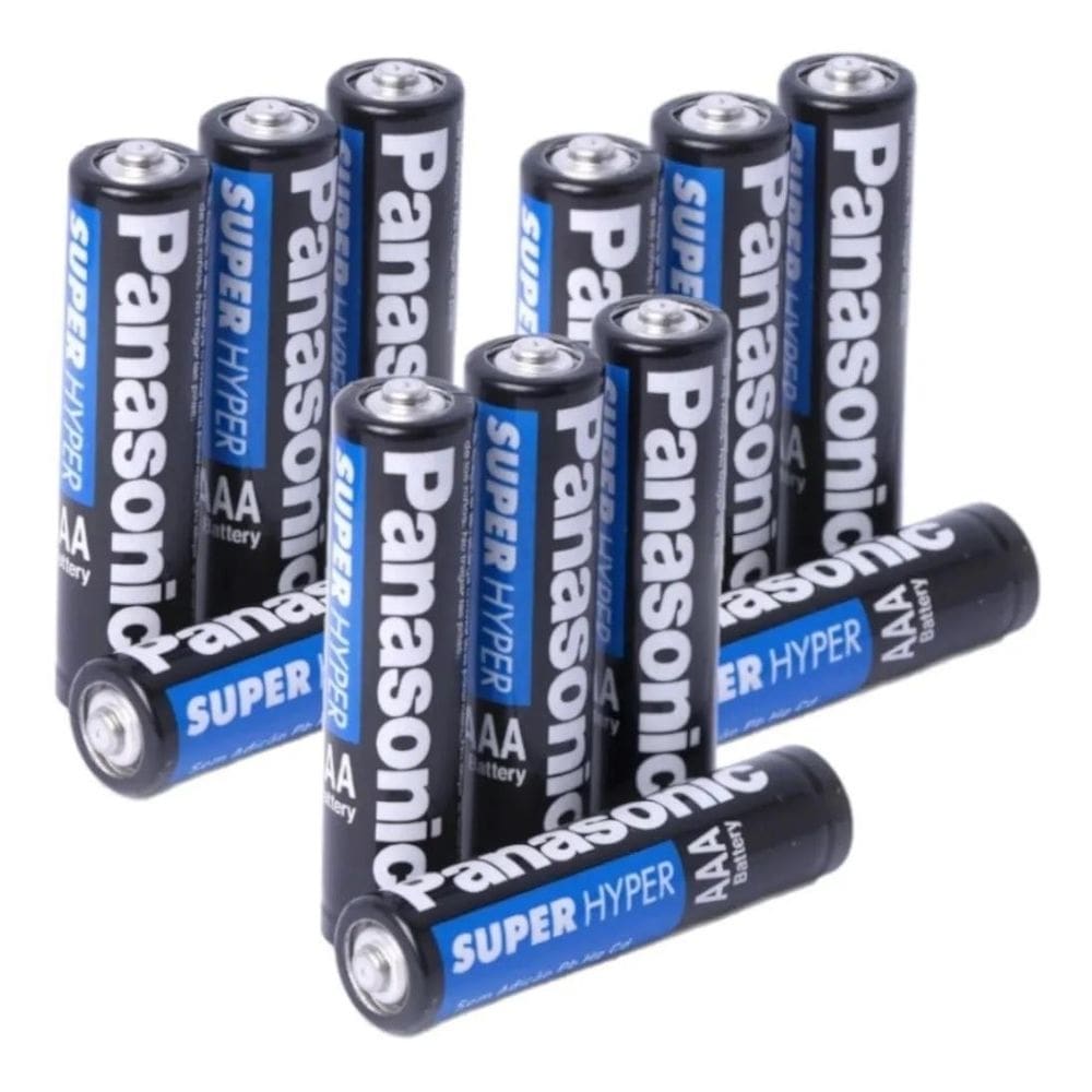 Pilha aa 8 un + aaa 12 un panasonic comum