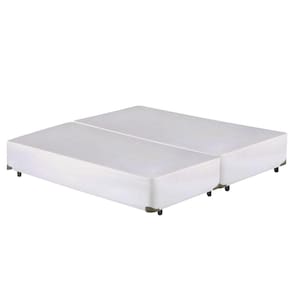 Cama Box Bipartido KING Corano Branco - 193x203