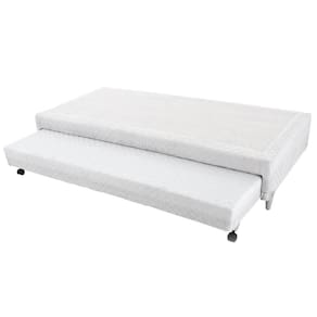 Cama Box SOLTEIRO Bicama Branco - 088x188