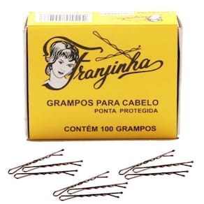 Grampo de cabelo para penteados nº5 presilha caixa 500 unid
