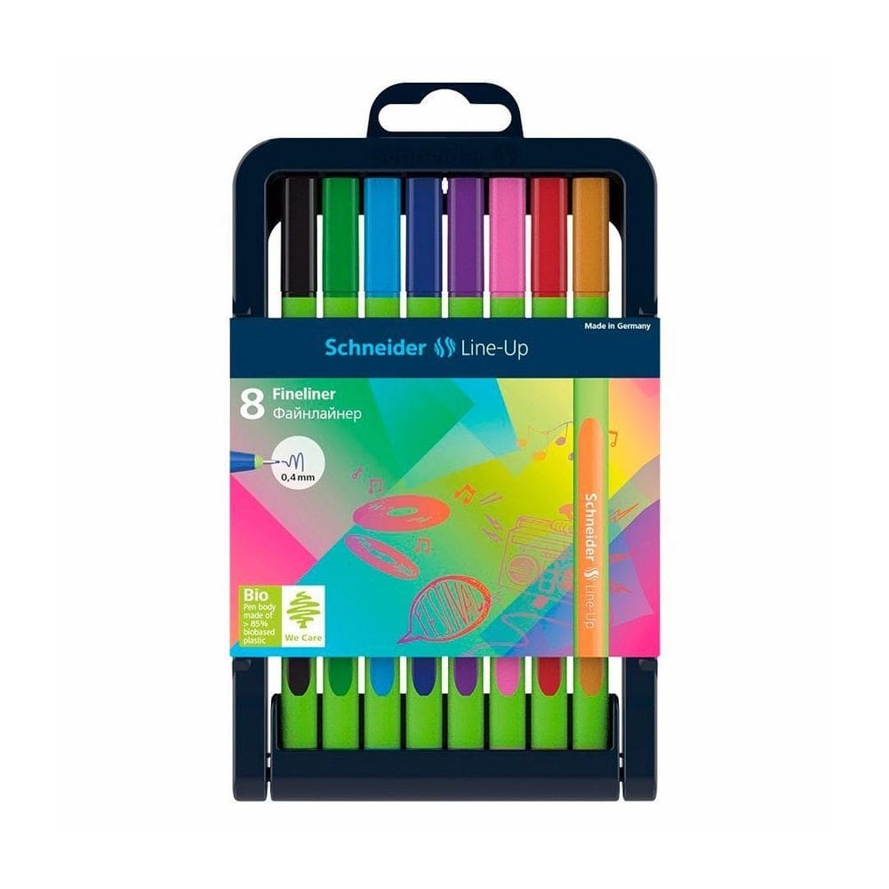 Line-Up 0.4 Mm - Estojo 8 Cores