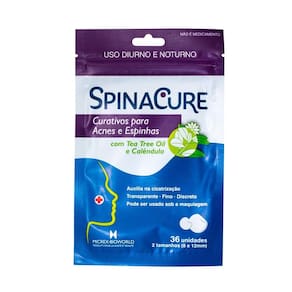 Spinacure curativo para acne com tea tree e calendula, 36 un