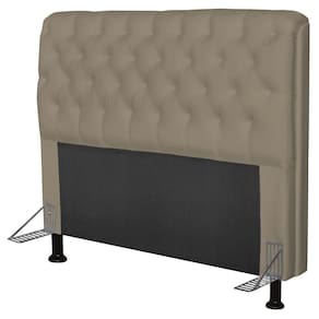Cabeceira Paris Box Casal 160Cm Paris Corino Areia