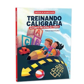 Cartilha de Alfabetização Treinando Caligrafia - Letra de Forma