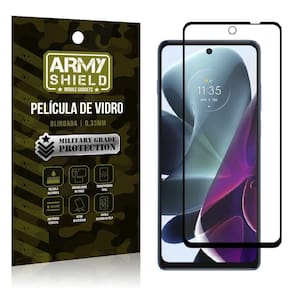 Película de vidro 3d moto g200 5g fácil aplicação armyshield