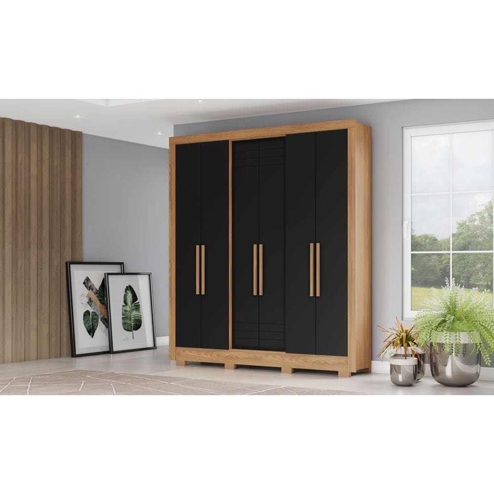 G. Roupa 6 Pts. Nature/Preto B366 - Briz