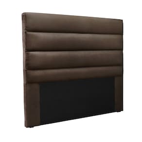Cabeceira Cama Box Casal 140 cm Arles Veludo Marrom S04 - D`Rossi