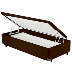 Cama Box Baú SOLTEIRO Corano Marrom - 096x203
