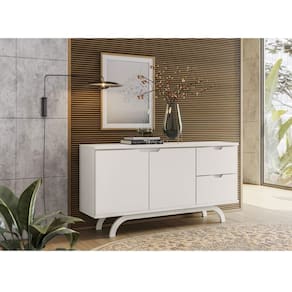 Aparador Buffet Ambiente Vicenza Off White - New Ceval