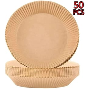Forro de papel para fritadeira airfryer forno 50 peças cesto