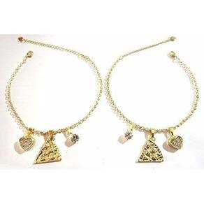2 Pulseiras Amizade Best Friends Pizza Coração - B28